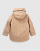 2-in-1 mokka parka en zwart jack jongens-4