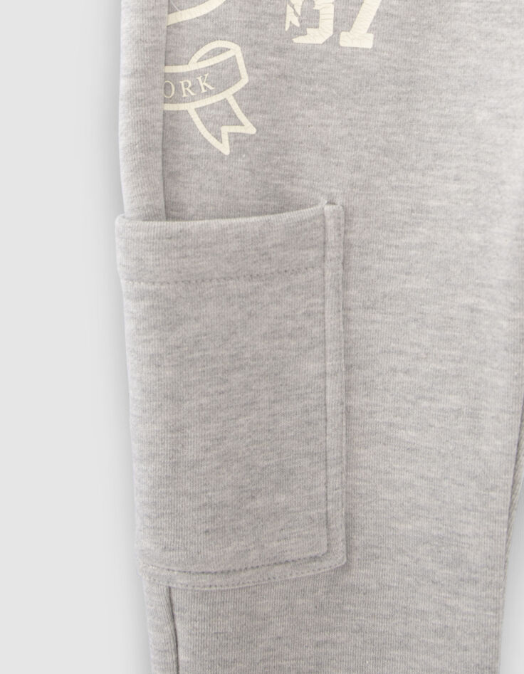 Boys’ grey combat-style joggers with dark grey band-6