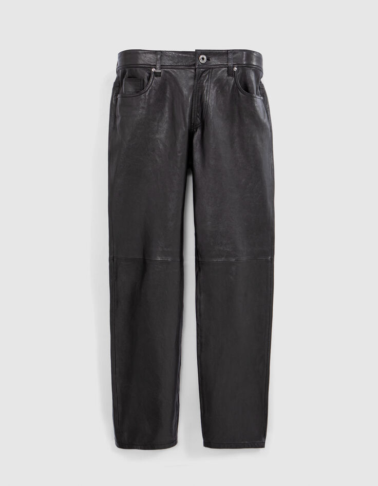 Pure Edition - Pantalón SLIM negro piel Chrome free Hombre-5