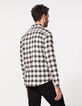 Men’s black REGULAR checked shirt-4