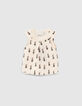 Baby girls’ mastic pineapple 2-in-1 blouse over vest top-1