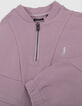 Robe sweat lilas découpes placées fille-7