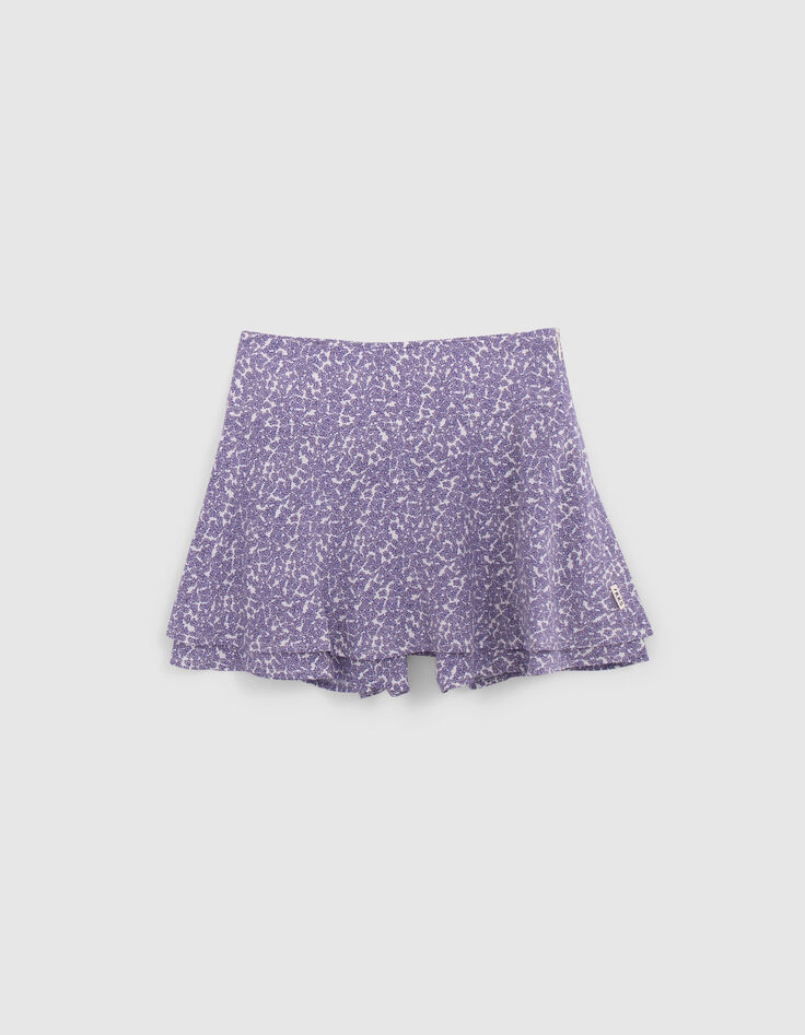 Ecru skort LENZING™ ECOVERO™flowers girl-3