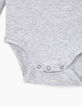 Baby’s putty organic cotton bodysuit to personalise-5