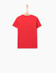 Boys' red reversible skateboard sequin T-shirt -5