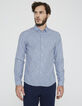 Men's blue shirt-1