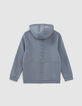 Boys’ storm relaxed cardigan with lettering on hood-4