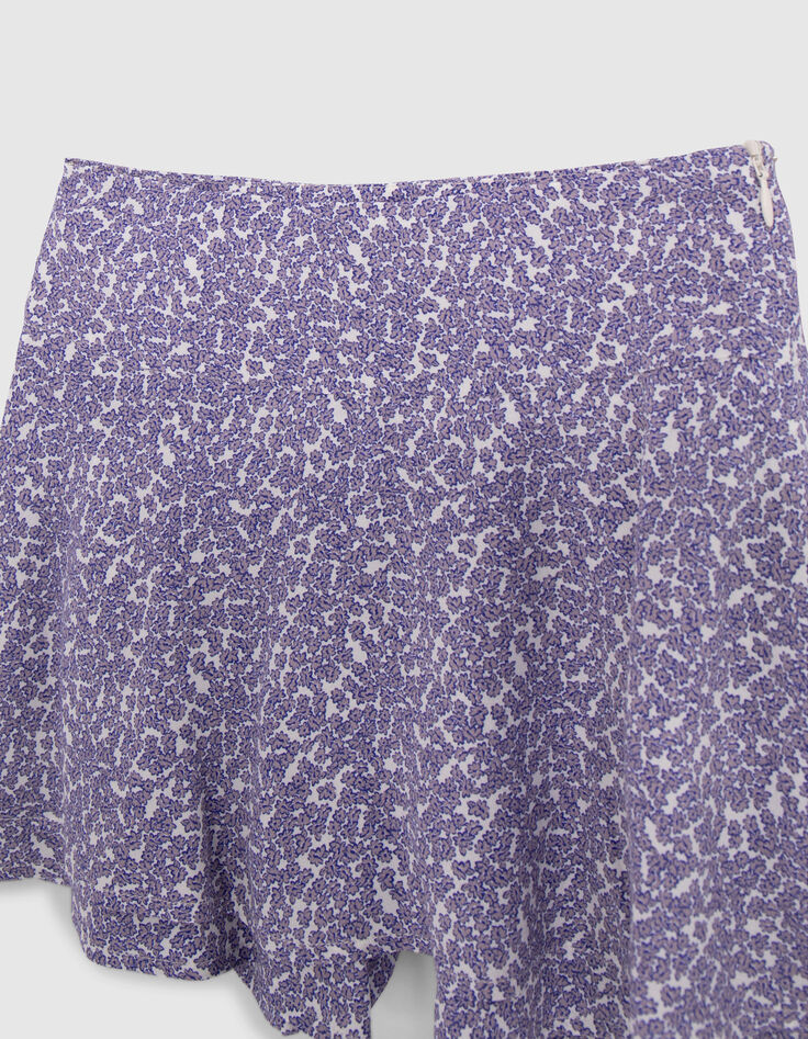 Jupe-short écrue LENZING™ ECOVERO™fleurs fille-4