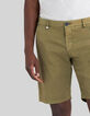 Men’s khaki TAPERED chino Bermudas-4