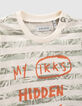 Ecru T-shirt biokatoen strepen jungle babyjongens-3