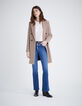 Women’s sesame wool-rich long coat-7