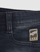 Vintage blauwe SKINNY jeans met inzetten jongens-5