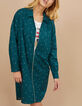 Robe duck green zippée imprimé typo I.Code-2