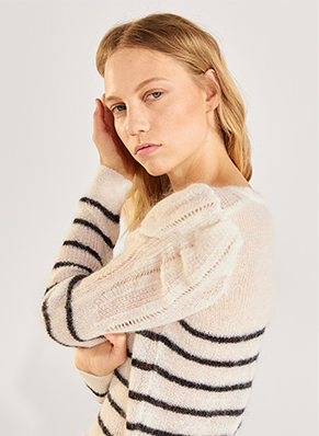 Wool and mohair sailor sweater IKKS Women